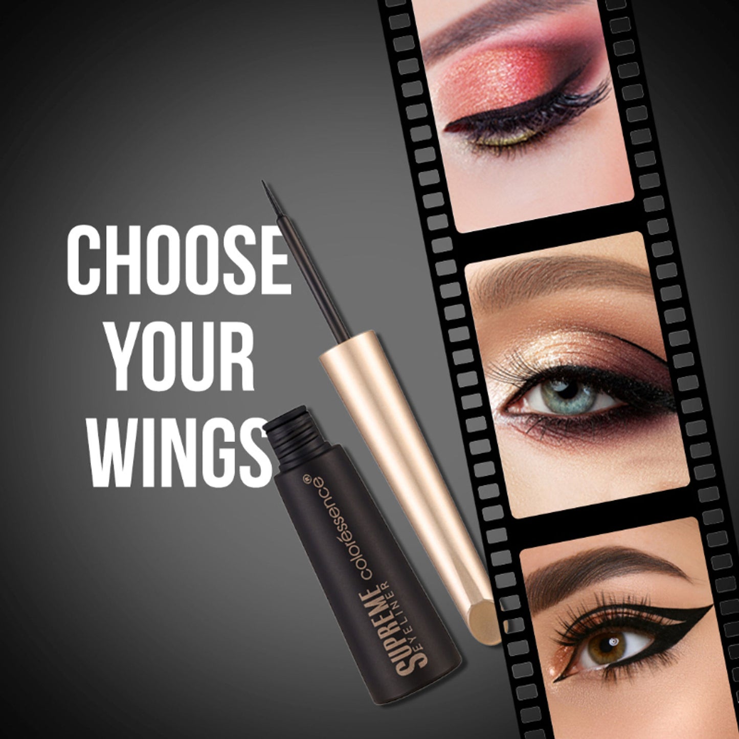 Coloressence Super Xtend Supreme Eyeliner Intense Black Super Smooth