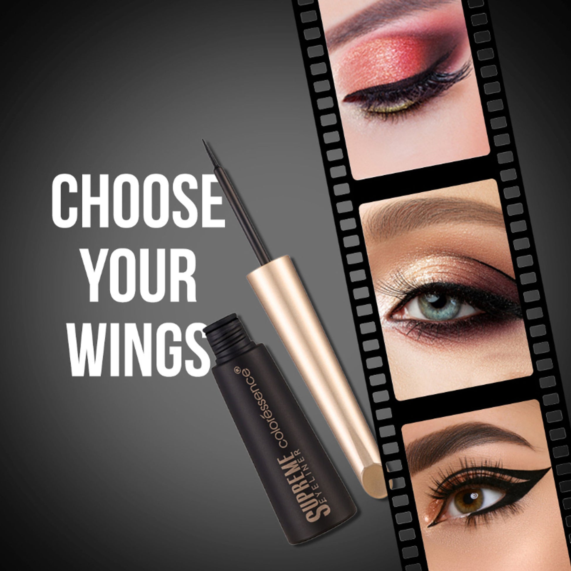 Coloressence Super Xtend Supreme Eyeliner Intense Black Super Smooth