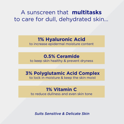 Undry Hydrating Sunscreen For Dry Skin SPF 50+ PA+++