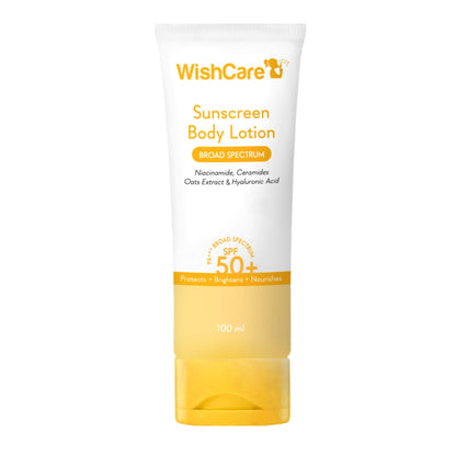 Wishcare Sunscreen Body Lotion SPF 50 Broad Spectrum PA+++ UVA & UVB Protection