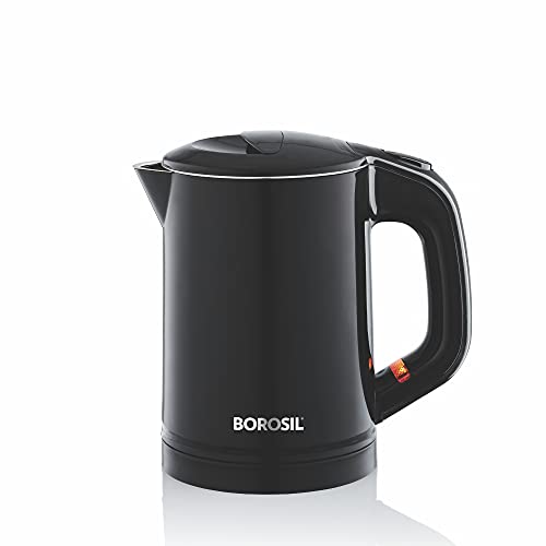 Borosil Eva Cool Touch Stainless Steel Electric Kettle 600 ml