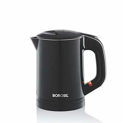 Borosil Eva Cool Touch Stainless Steel Electric Kettle 600 ml