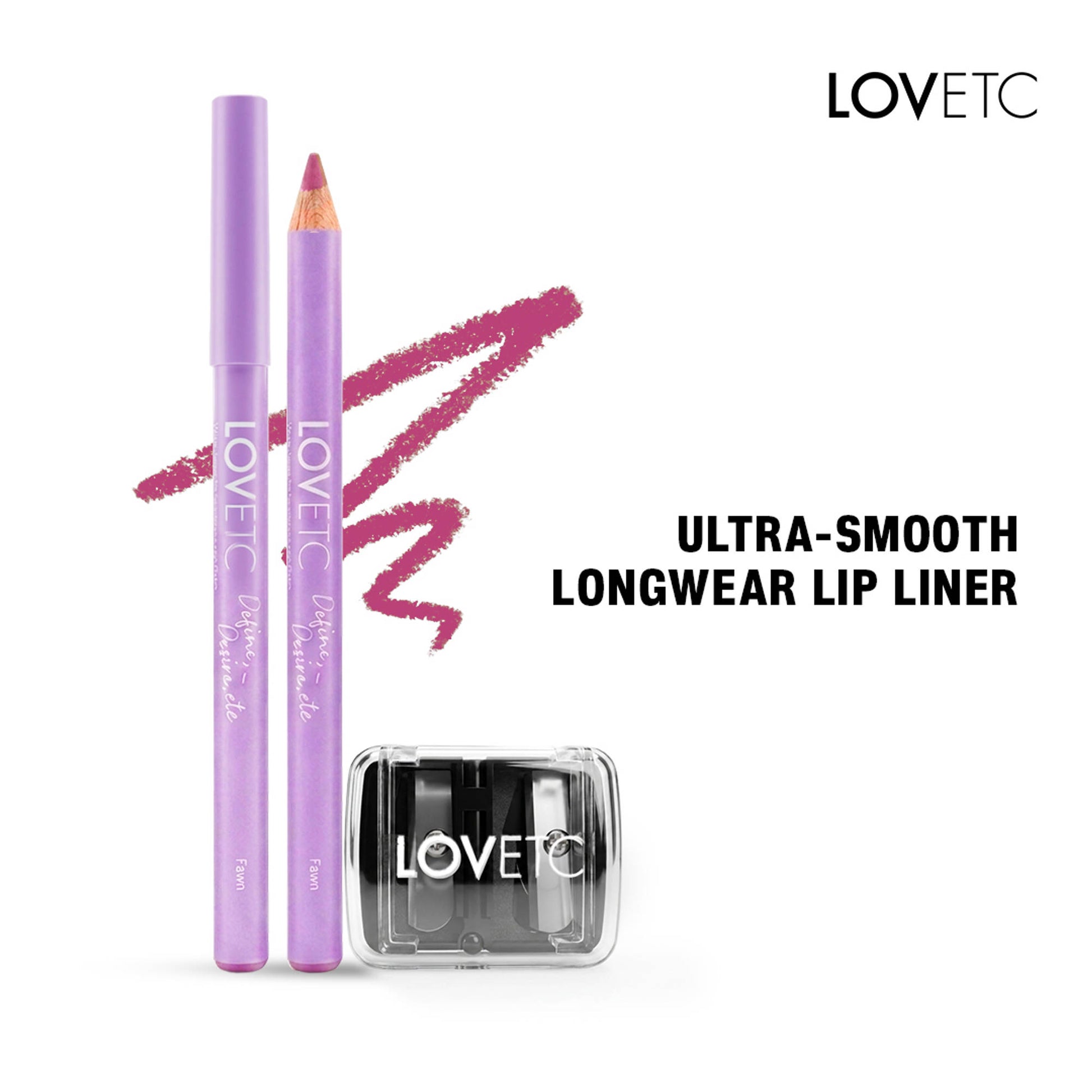 LOVETC Define Desire Etc Ultra-Smooth Longwear Lip Liner - Fawn