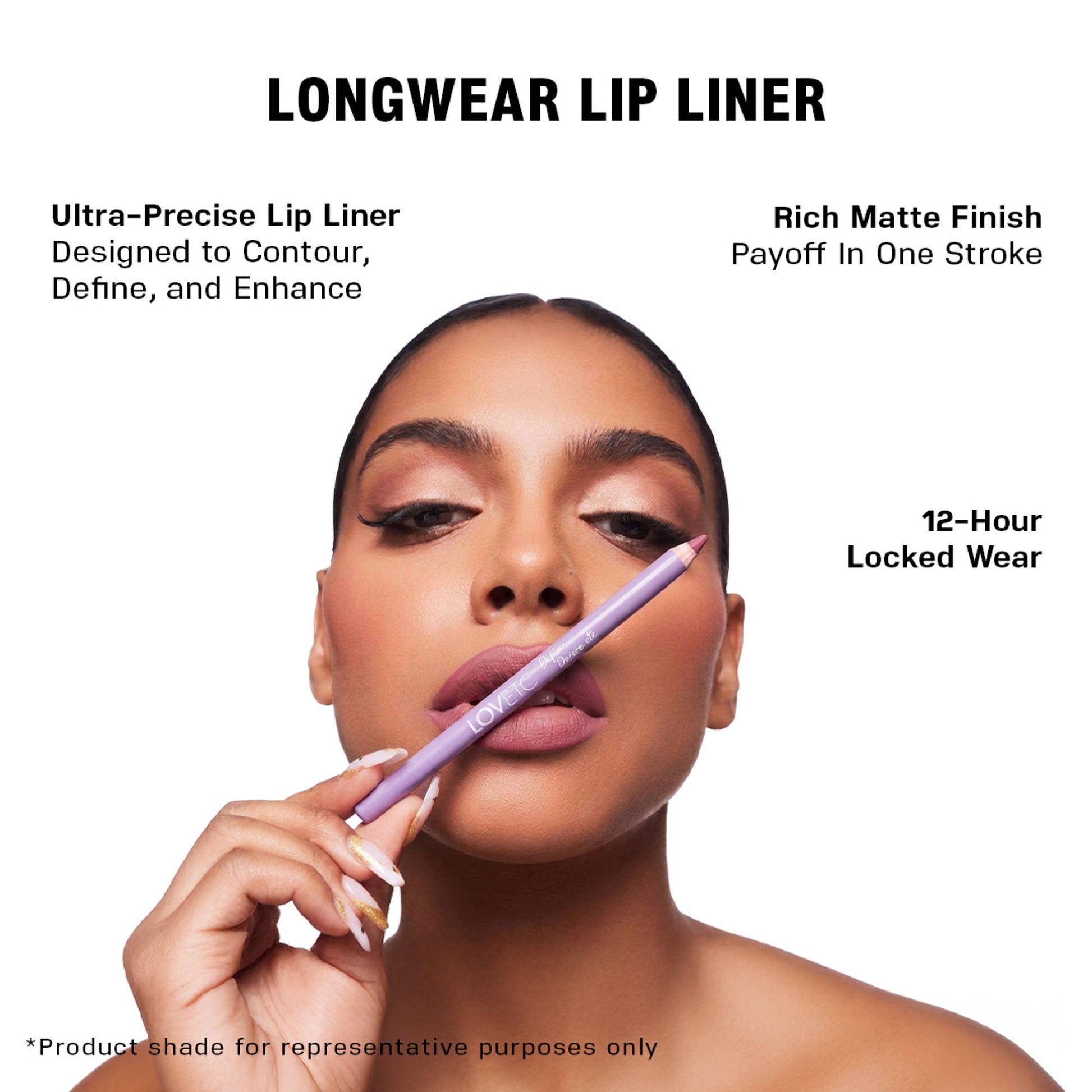 LOVETC Define Desire Etc Ultra-Smooth Longwear Lip Liner - Bare