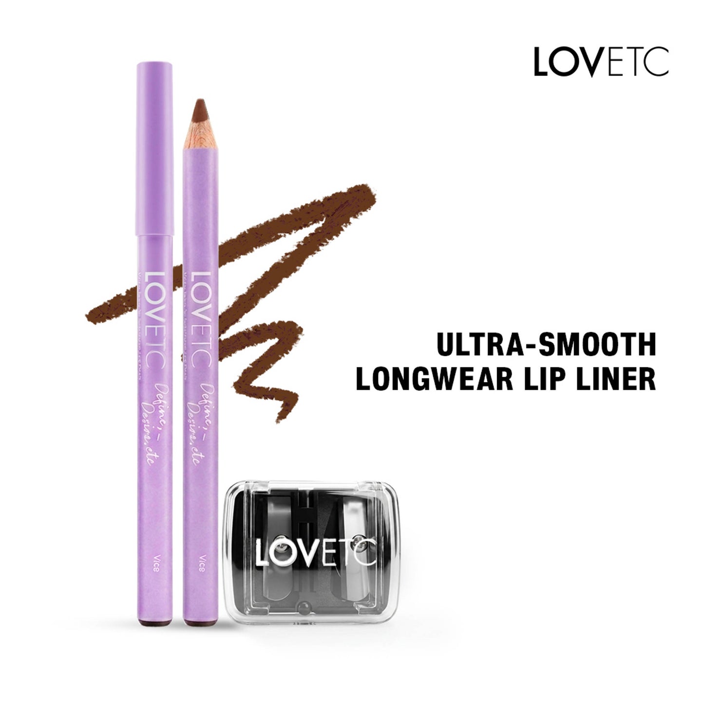 LOVETC Define Desire Etc Ultra-Smooth Longwear Lip Liner - Vice