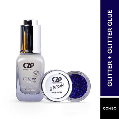 C2P Pro Sparkle Duo Glitter And Glue Kit - Celeb Secret