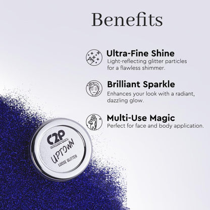 C2P Pro Sparkle Duo Glitter And Glue Kit - Celeb Secret