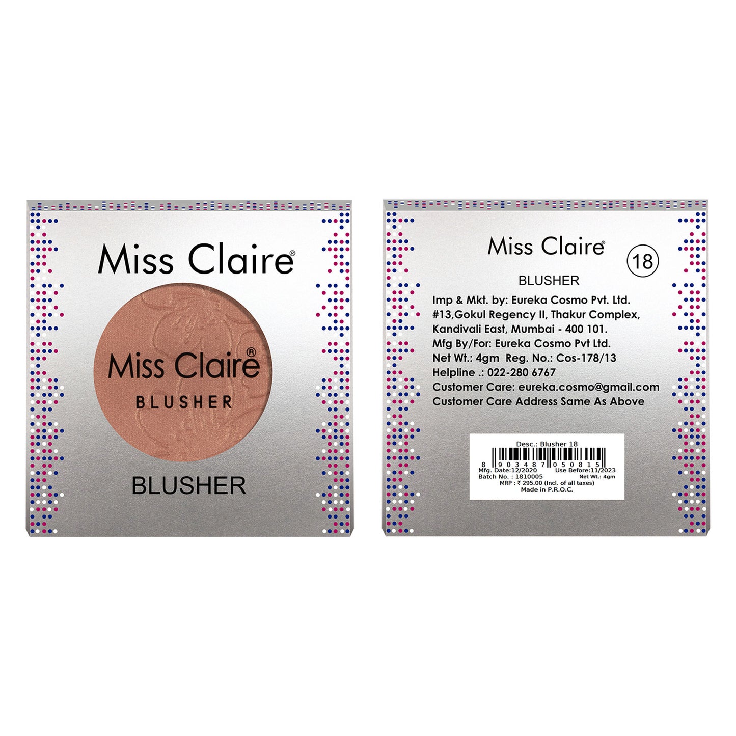 Miss Claire Round Blusher - 18