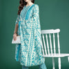 Dhiyona IE Floral Printed Kurta with Trousers & Dupatta