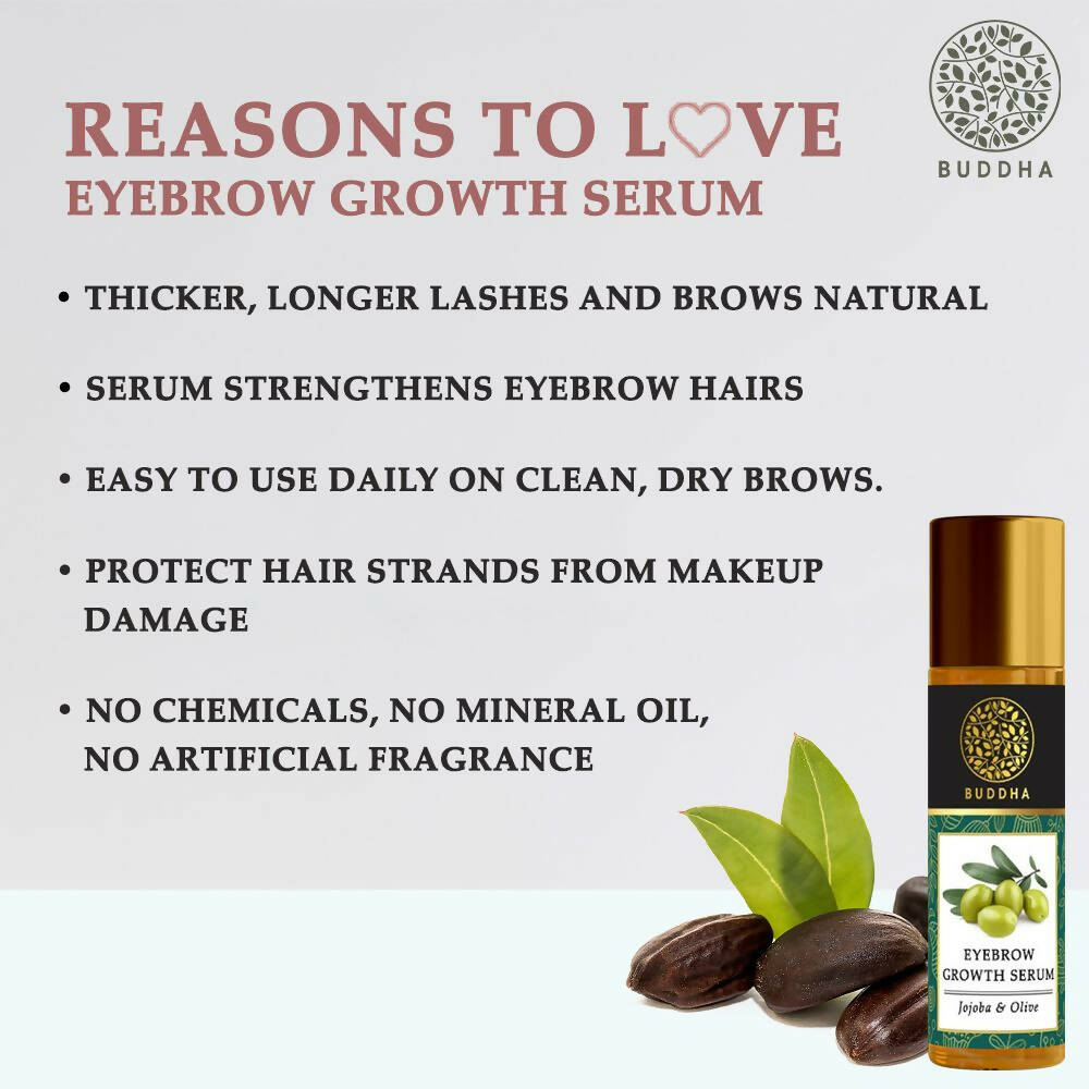 Buddha Natural Eyebrow Growth Serum Oil - Indyancart