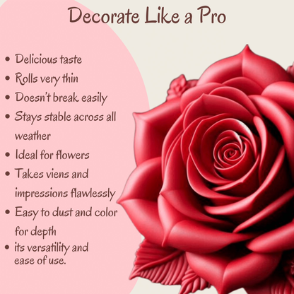 Confect Red | Edible Gum paste