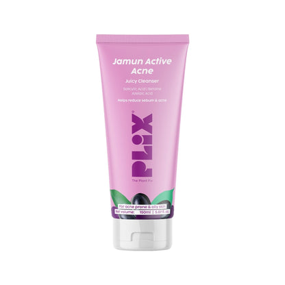Plix Jamun Active Acne Cleanser with Salicylic Acid Helps Reduce Acne for Daily Use
