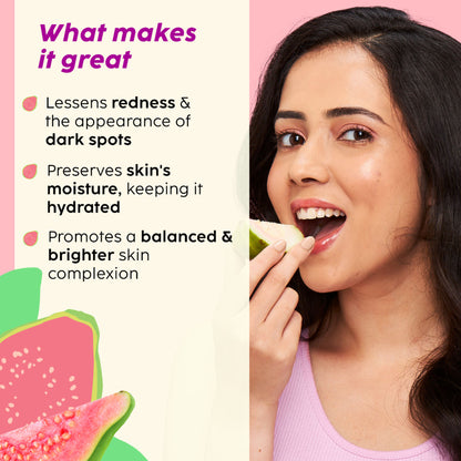 Plix Guava Glow Juicy Cleanser with Vitamin C Helps Hydrates & Brightens Skin for All Skin Types