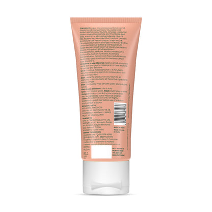 Plix Peaches & Lemon 3-in-1 Detan Face Wash, Scrub & Mask