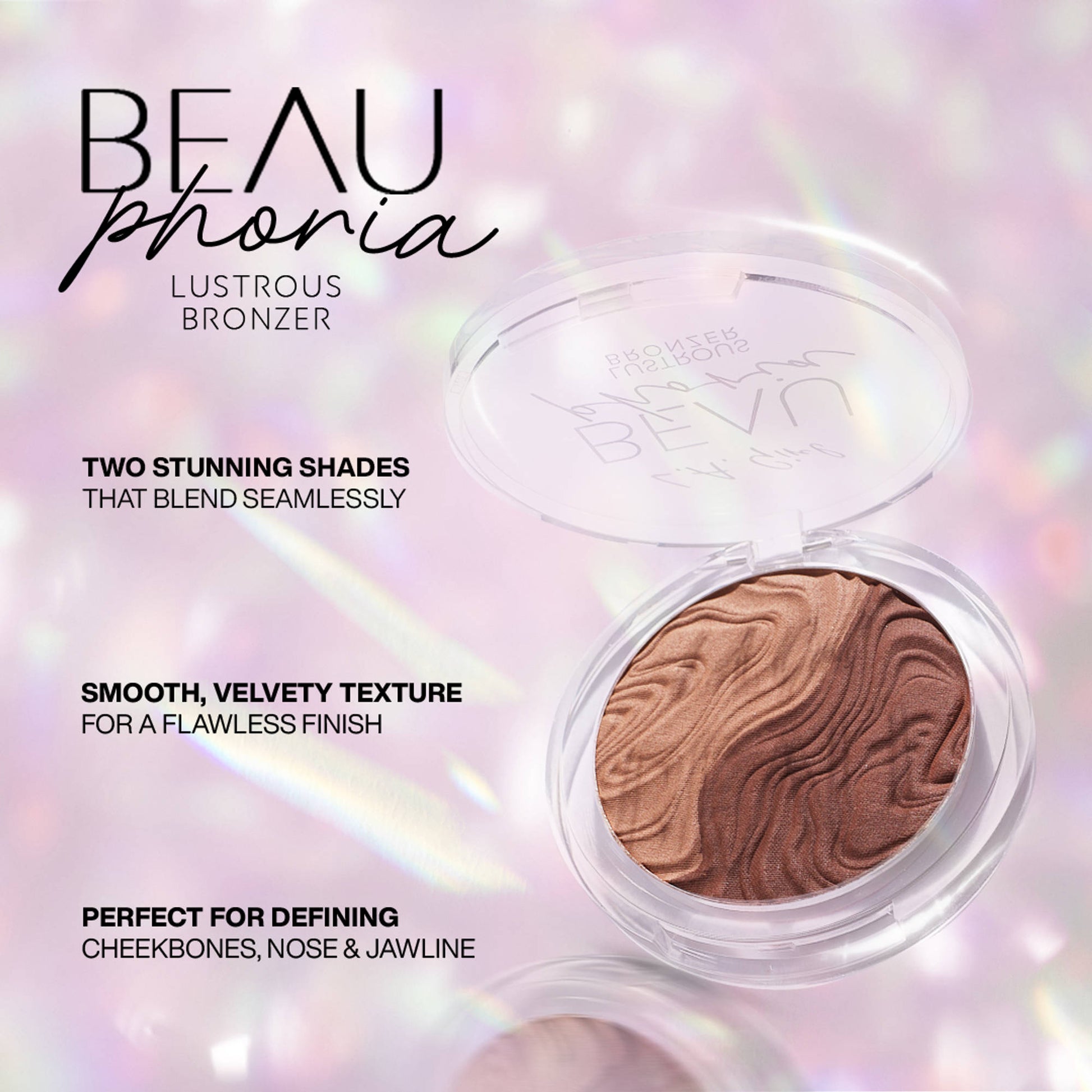 L.A. Girl Beau Phoria 1 Satin Bronzer Powder Palette