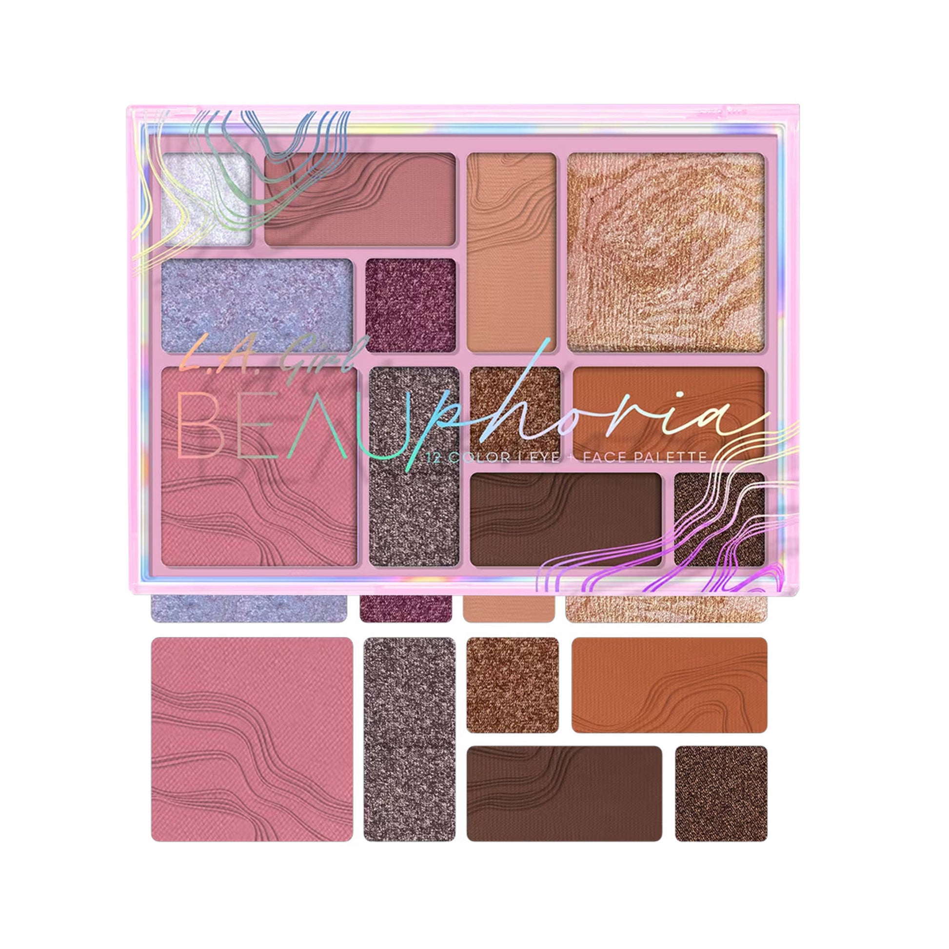 L.A. Girl Beau Phoria 12 Color Eye/Face Palette