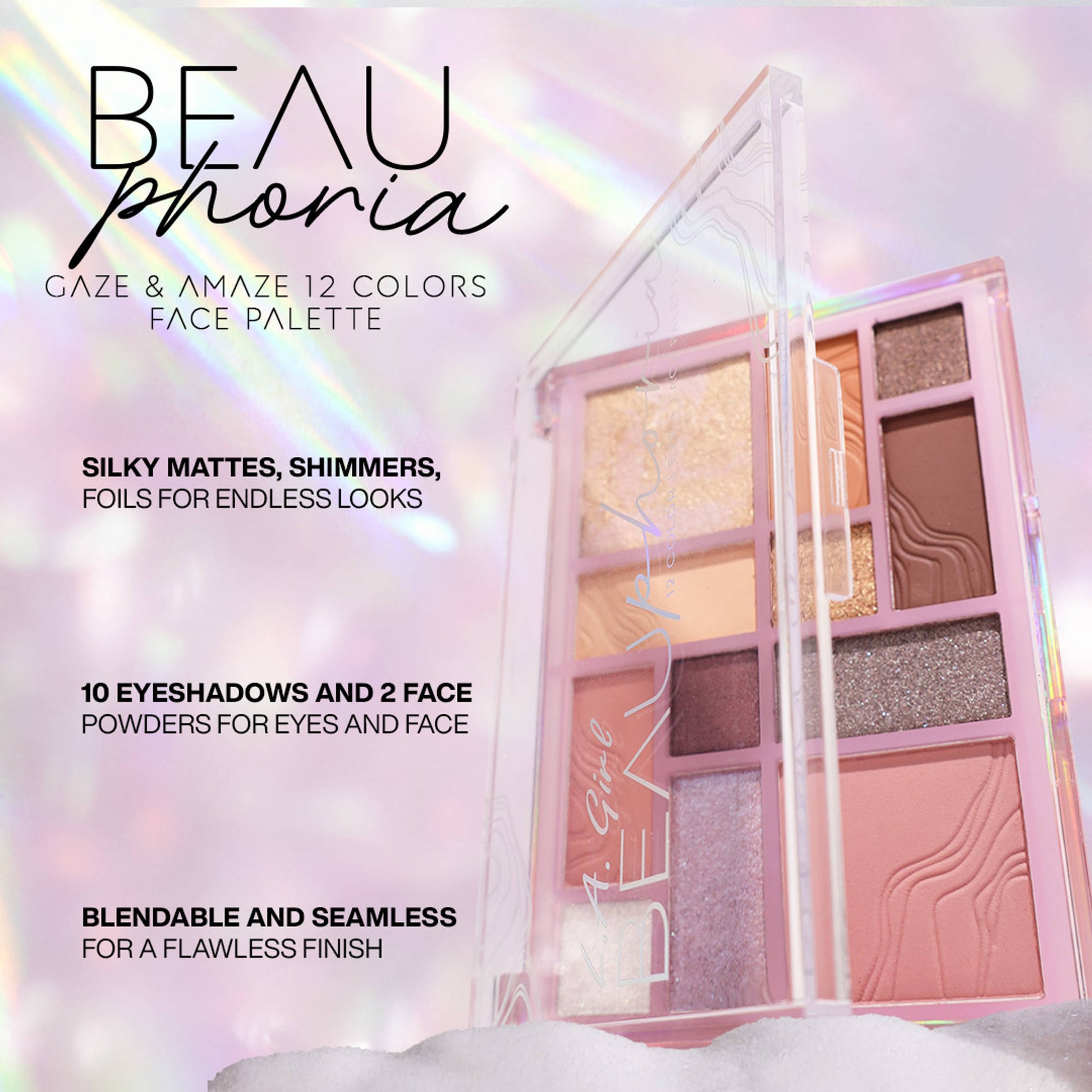 L.A. Girl Beau Phoria 12 Color Eye/Face Palette