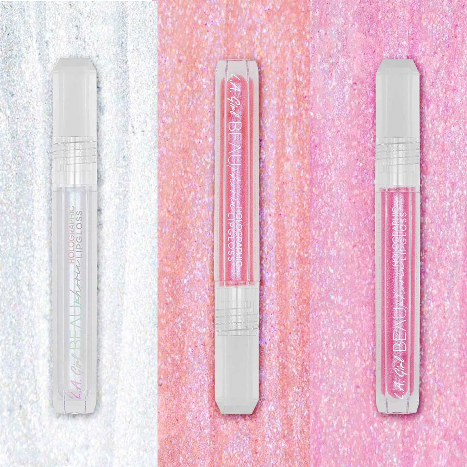 L.A. Girl Beau Phoria Holographic Lip Gloss Set