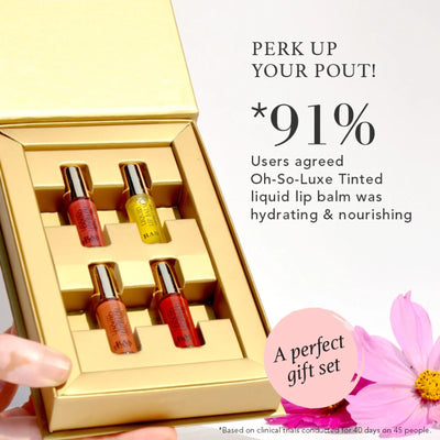 RAS Luxury Oils Tinted Lip Balm Miniature Set - Pack of 4