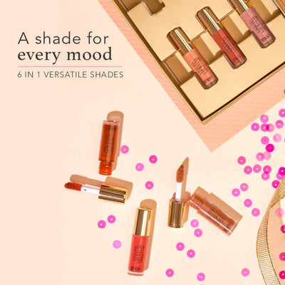 RAS Luxury Oils Tinted Lip Balm Miniature Set - Pack of 6