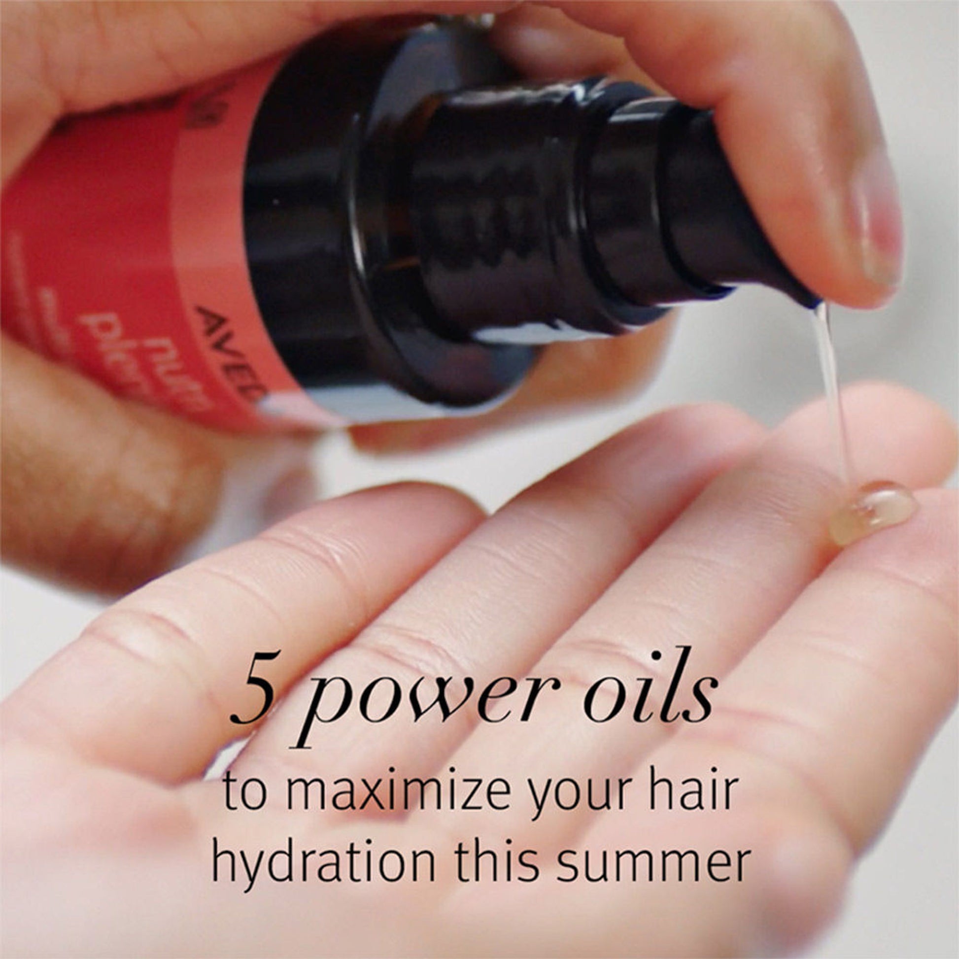 Aveda Nutriplenish Multi-Use Hair Oil for Dry & Frizzy Hair with Rosemary Extract