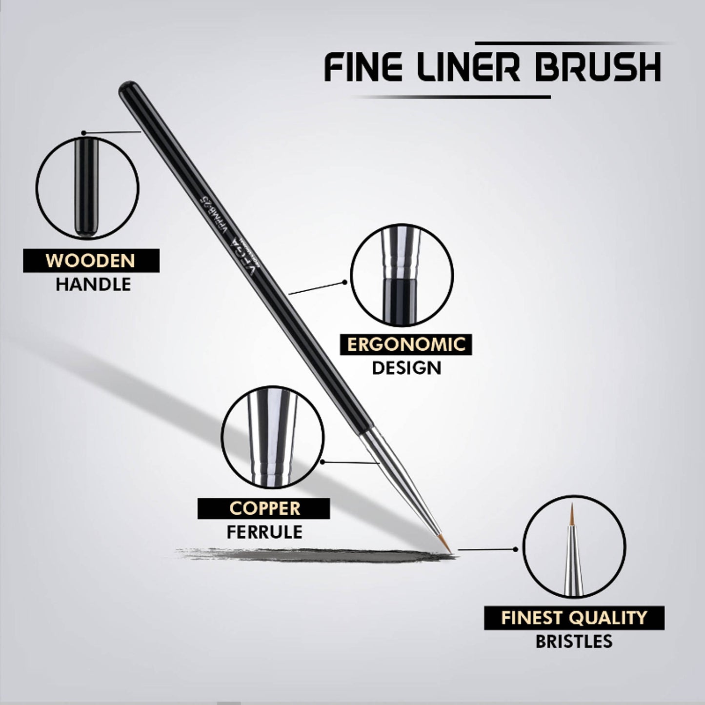 VEGA Professional Fine Liner Brush (VPPMB-25)