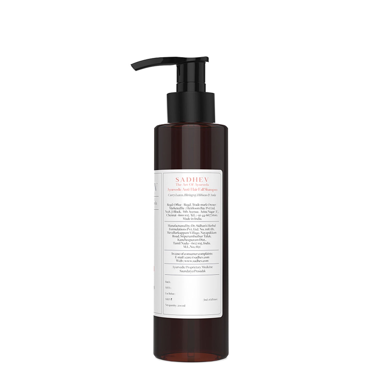 SADHEV Ayurvedic Anti-Hairfall Shampoo