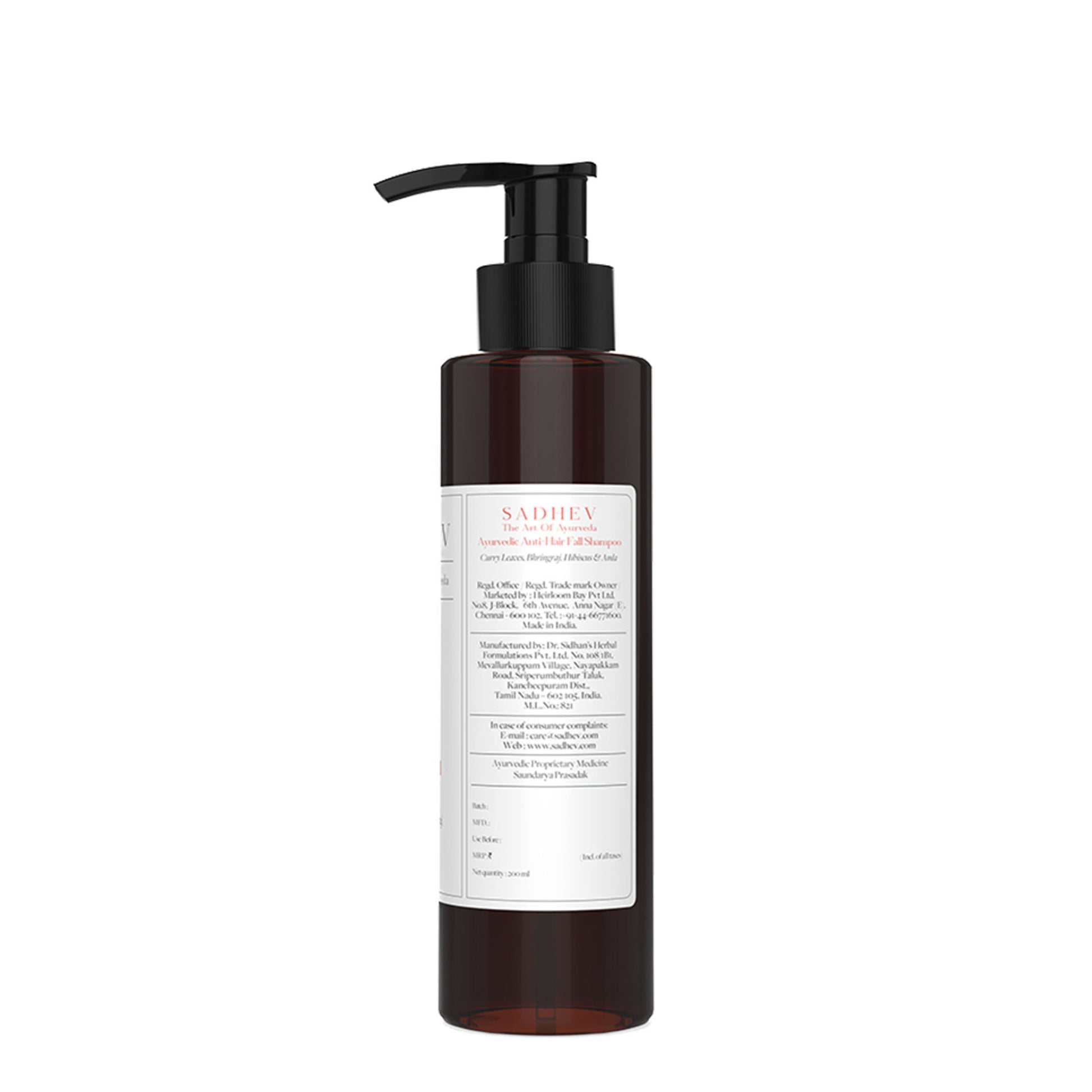SADHEV Ayurvedic Anti-Hairfall Shampoo