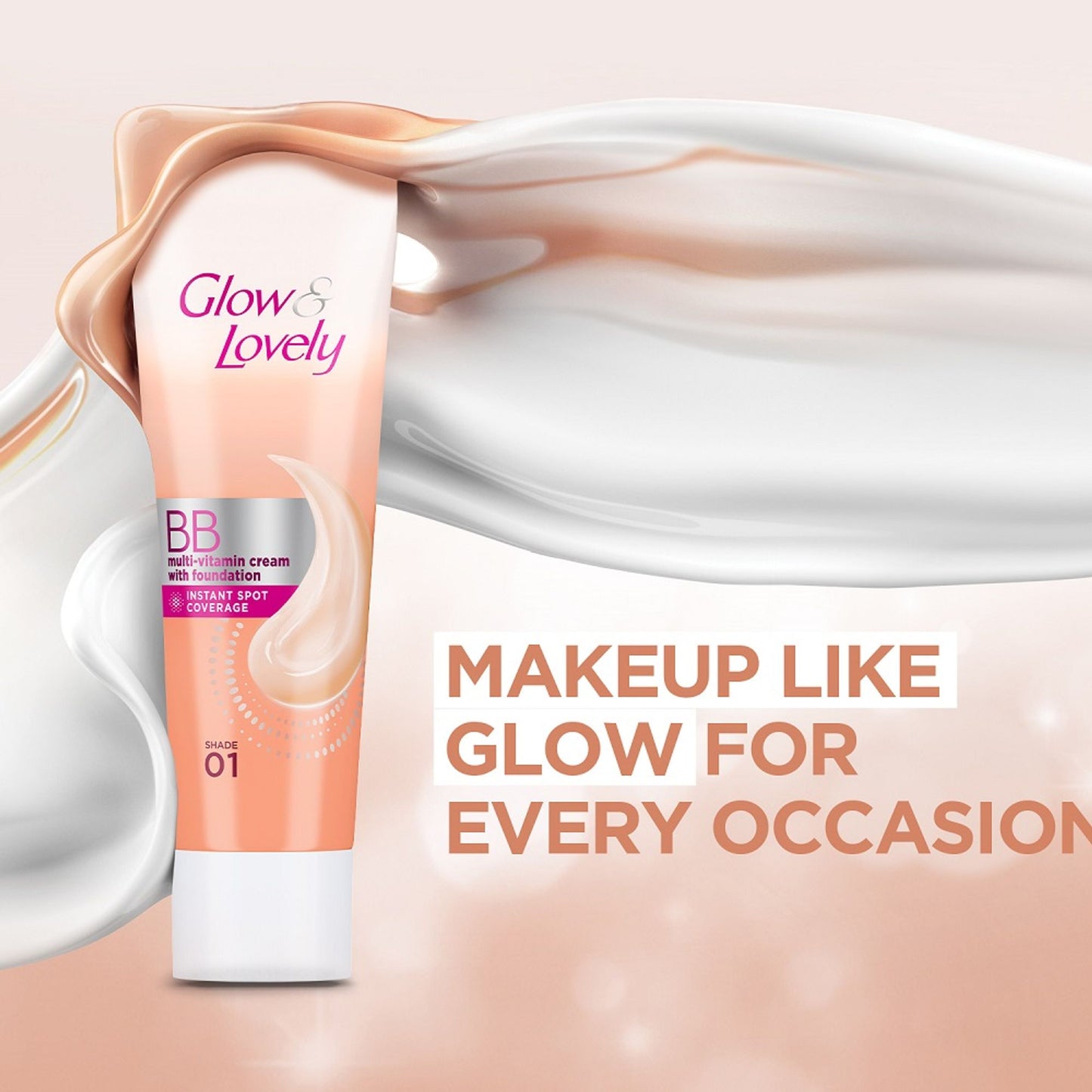 Glow & Lovely BB Cream Makeup + Multivitamin Cream Shade 01