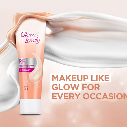 Glow & Lovely BB Cream Makeup + Multivitamin Cream Shade 01