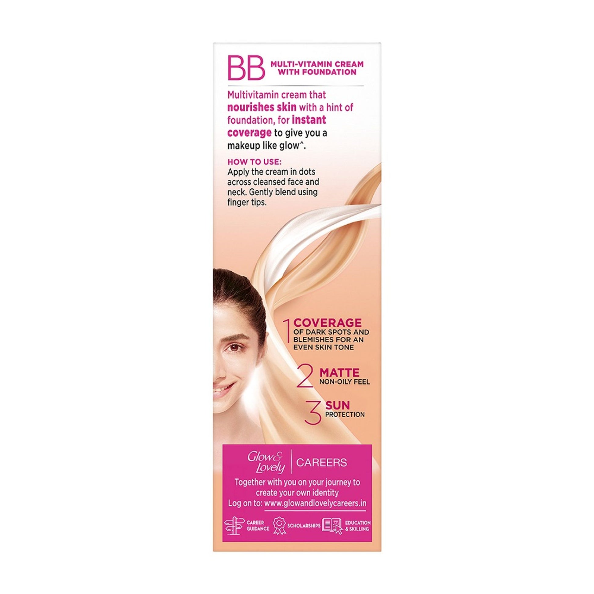 Glow & Lovely BB Cream Makeup + Multivitamin Cream Shade 01