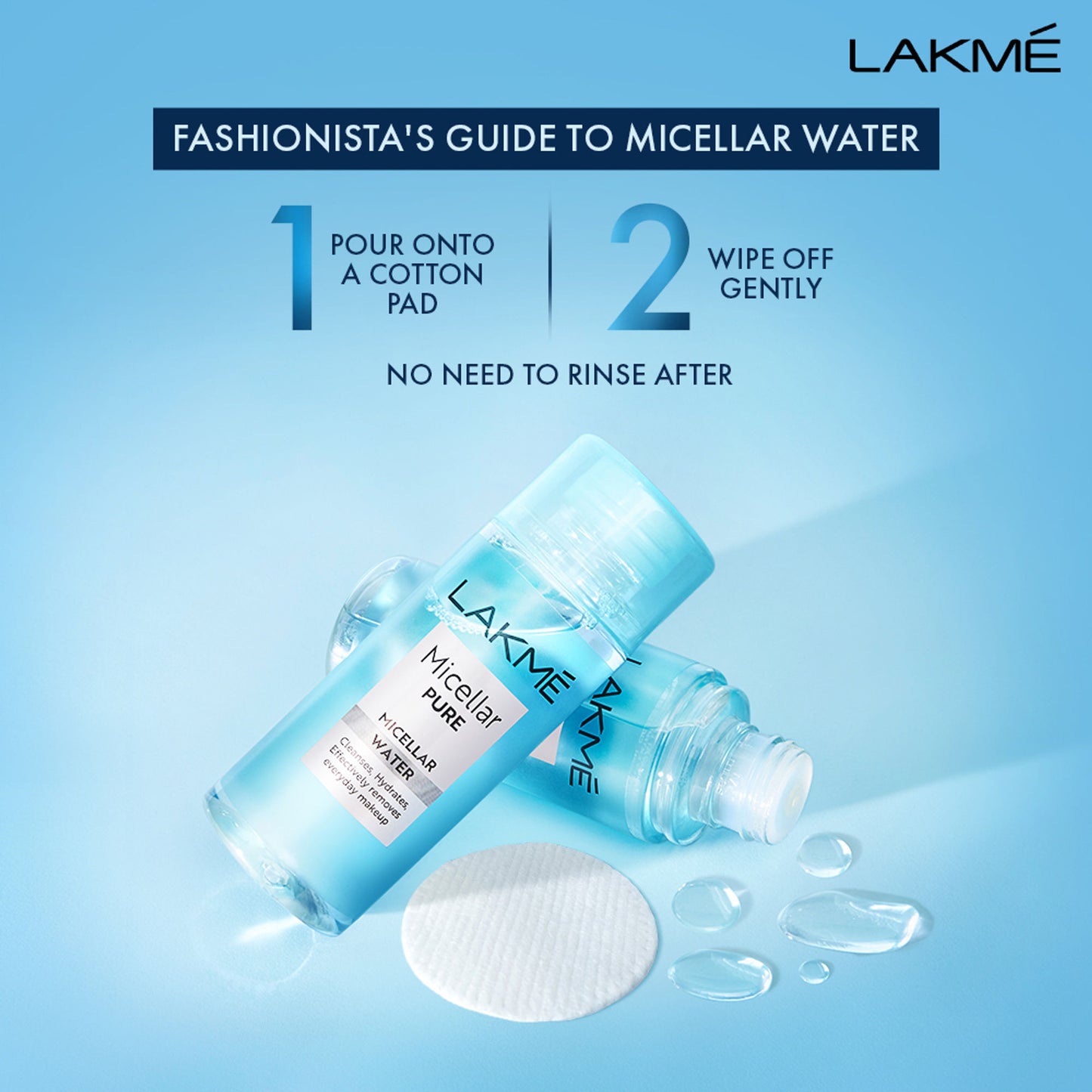 Lakme Micellar Water For Make-Up Removal