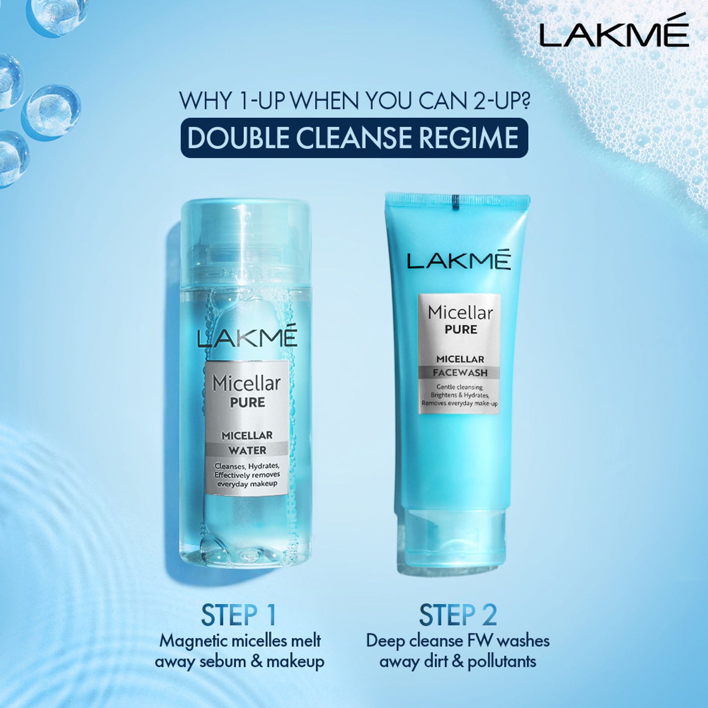 Lakme Micellar Water For Make-Up Removal