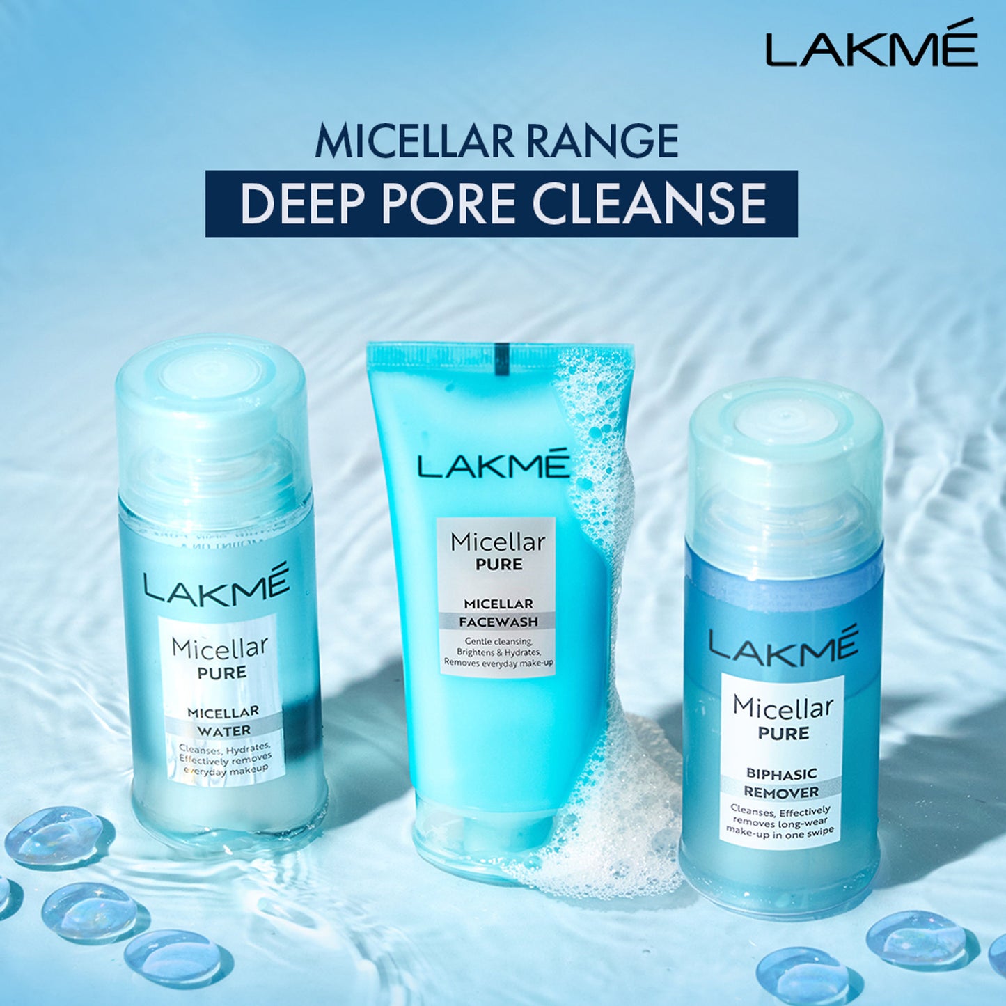 Lakme Micellar Water For Make-Up Removal