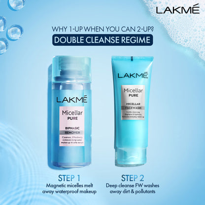 Lakme Micellar Water Biphasic Make Up Remover