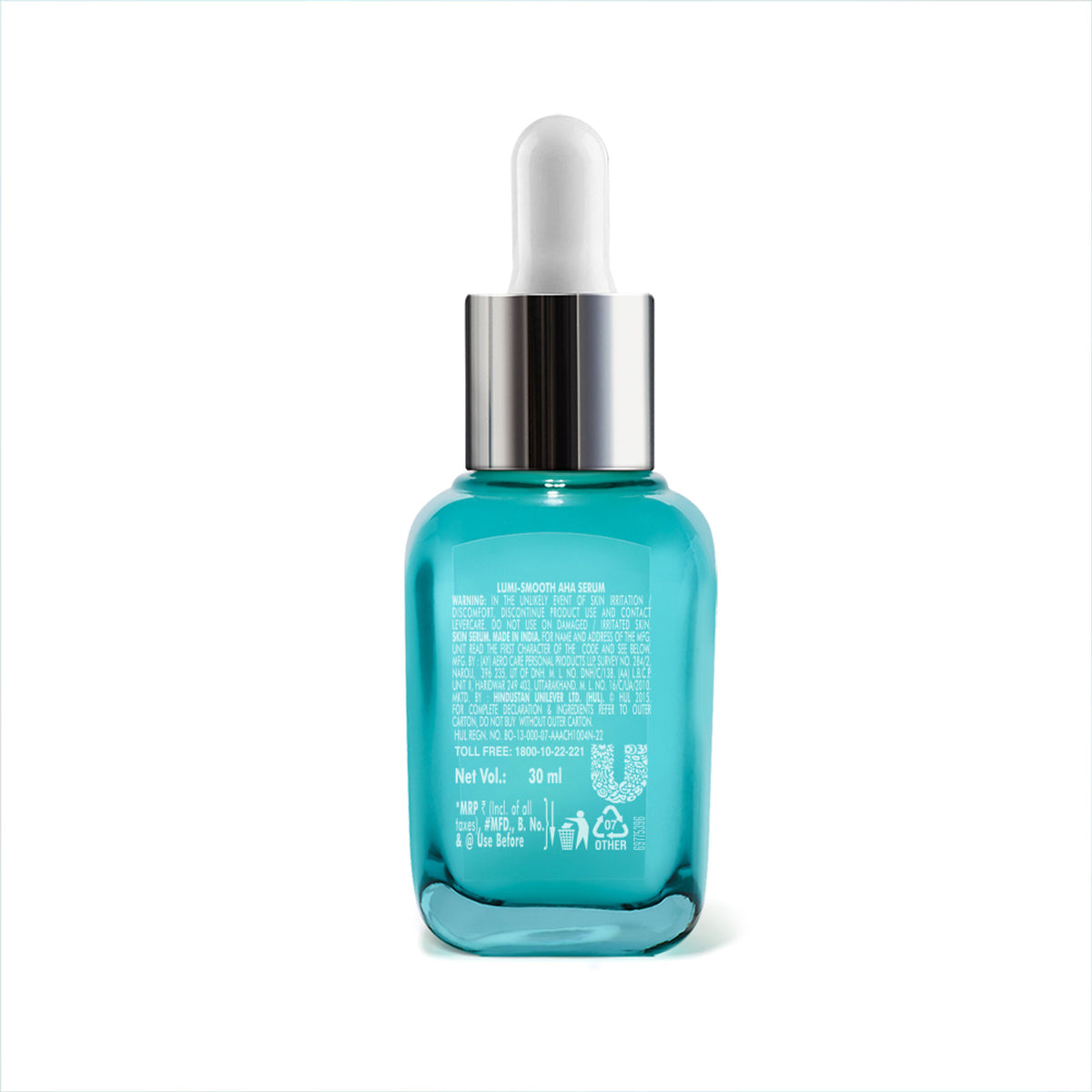 Lakme 8% AHA-BHA-PHA+ Complex Lumi Smooth Serum For Luminous Skin 1.5% Salicylic Acid & Lactic Acid