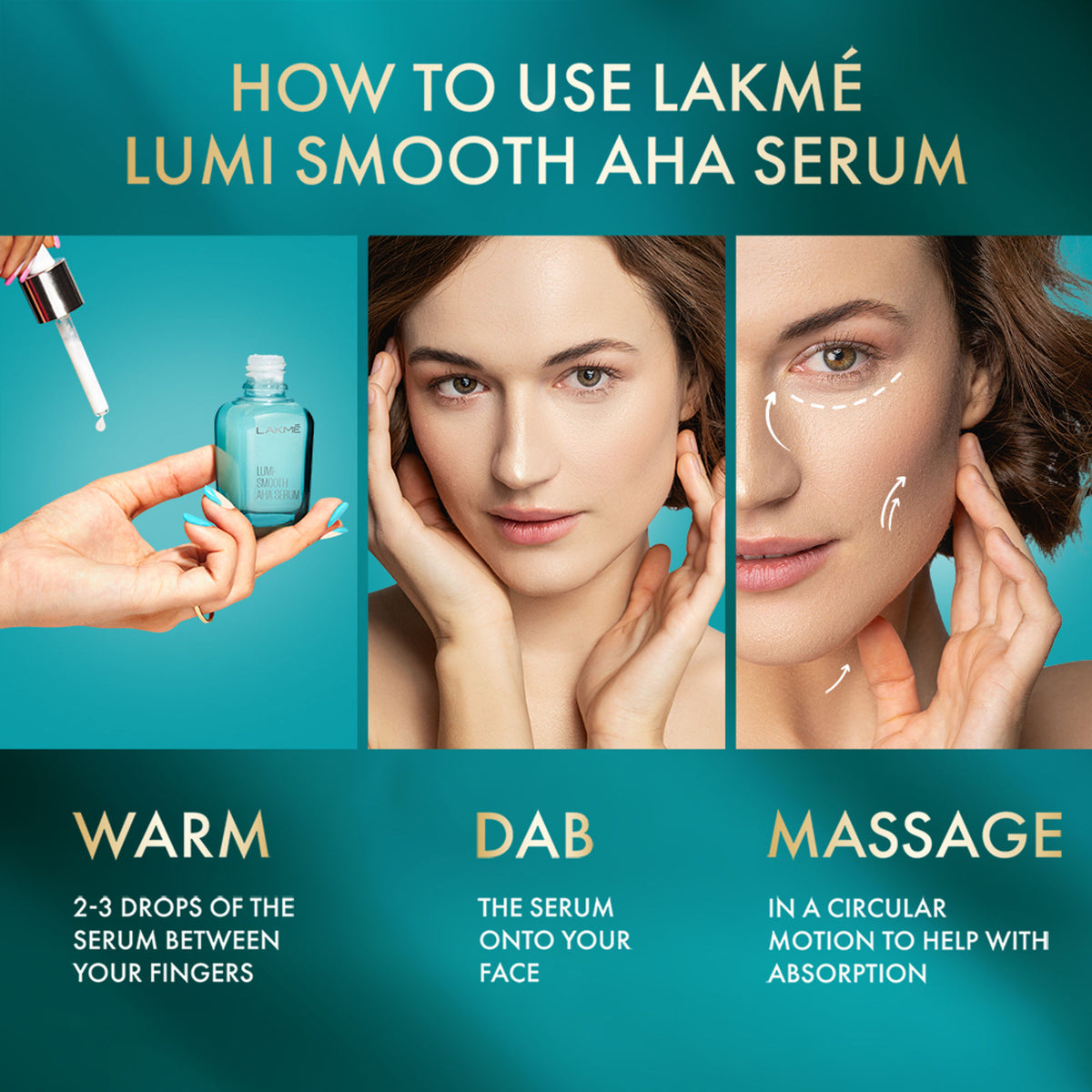 Lakme 8% AHA-BHA-PHA+ Complex Lumi Smooth Serum For Luminous Skin 1.5% Salicylic Acid & Lactic Acid