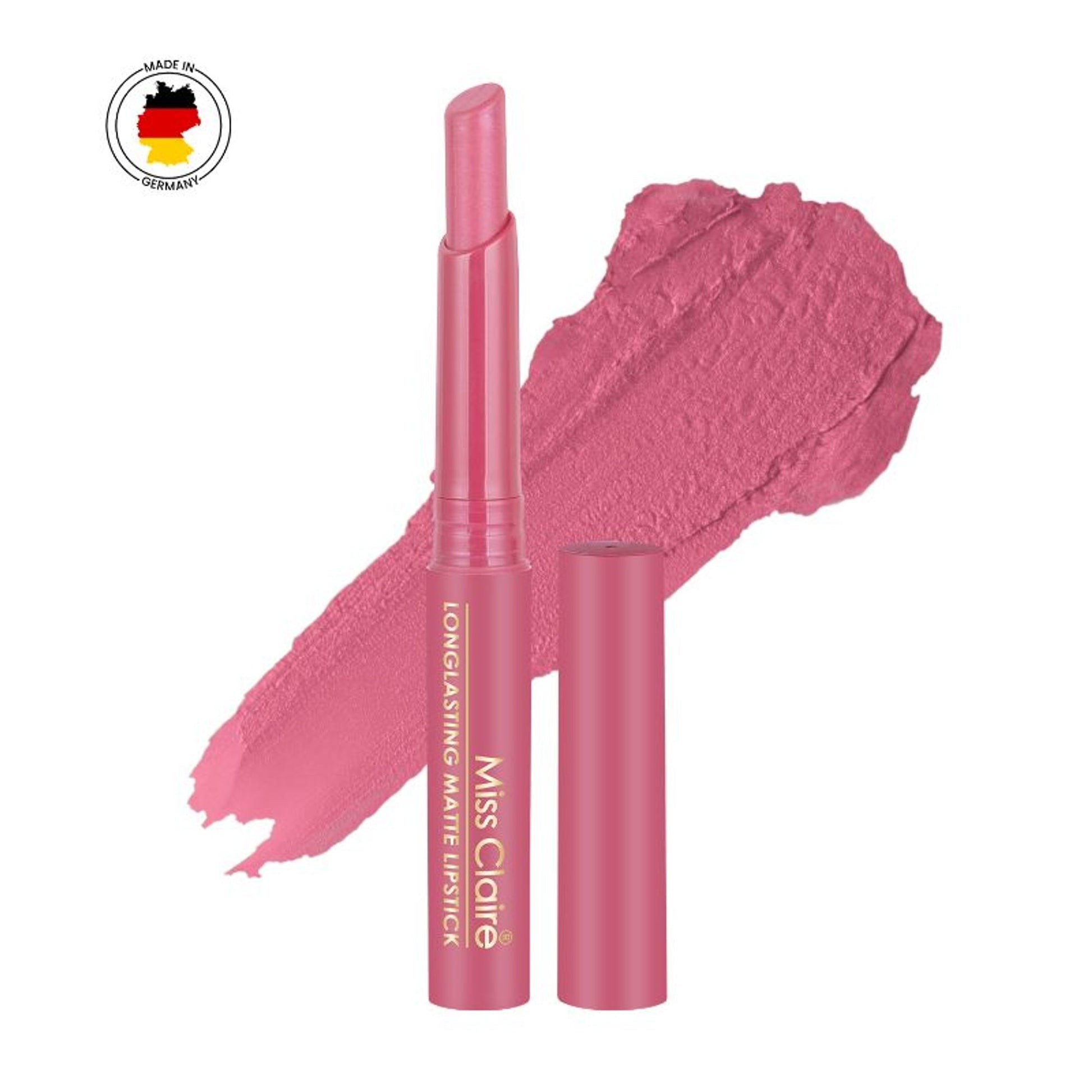 Miss Claire Long Lasting Matte Lipstick - 34 Dark Pink