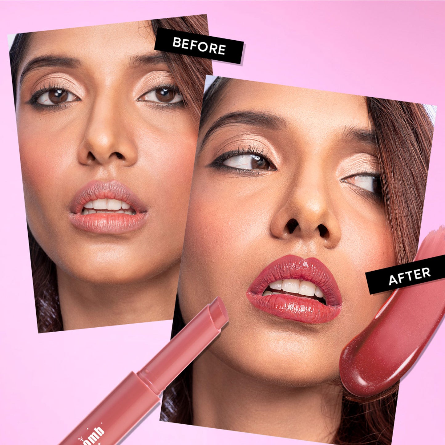 Nykaa Cosmetics Peptide Butter Bomb Lip Balm - Pookie