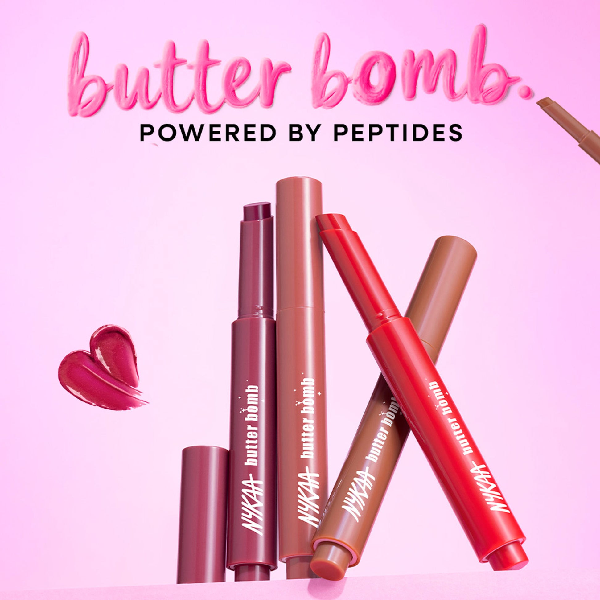Nykaa Cosmetics Peptide Butter Bomb Lip Balm - Pookie