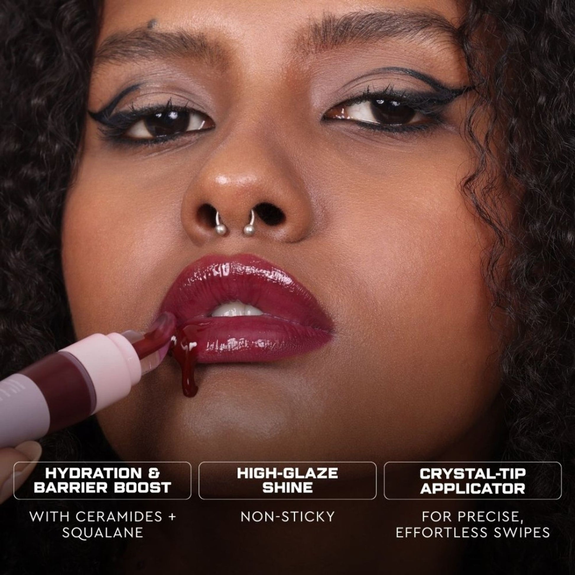 KIRO Ceramide Drip Tinted Lip Glaze - Toasted Vanilla