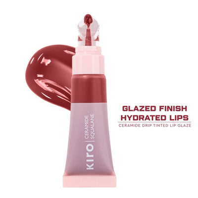 KIRO Ceramide Drip Tinted Lip Glaze - Rich Pecan