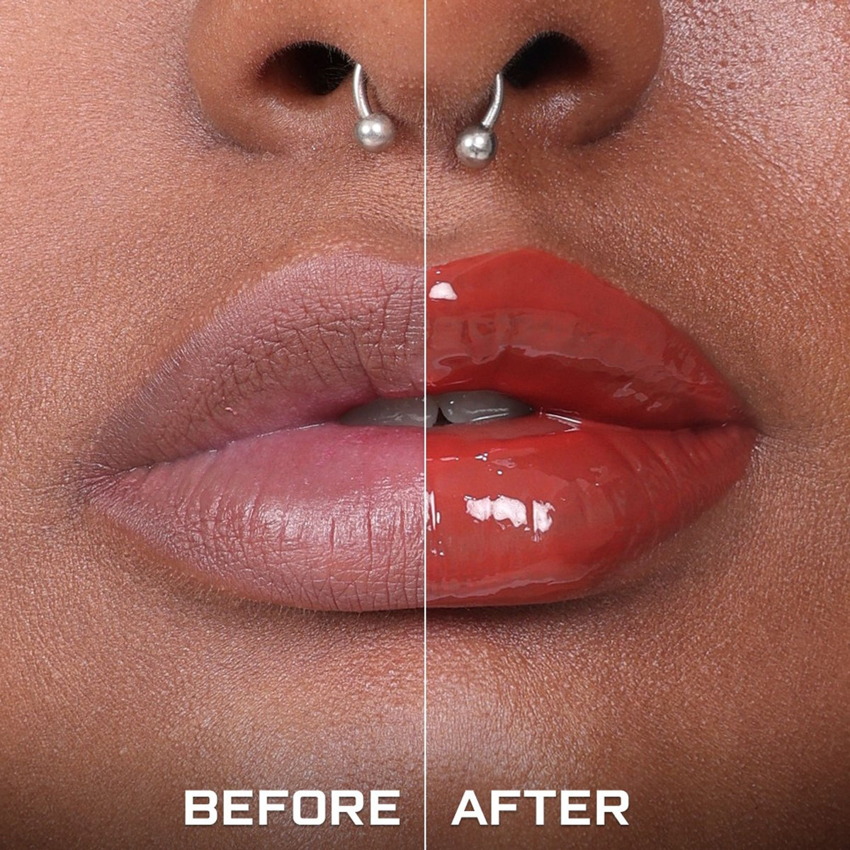 KIRO Ceramide Drip Tinted Lip Glaze - Rich Pecan