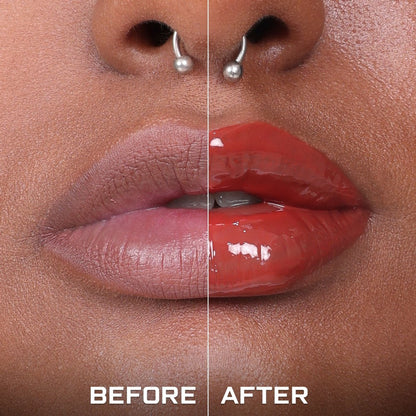 KIRO Ceramide Drip Tinted Lip Glaze - Rich Pecan