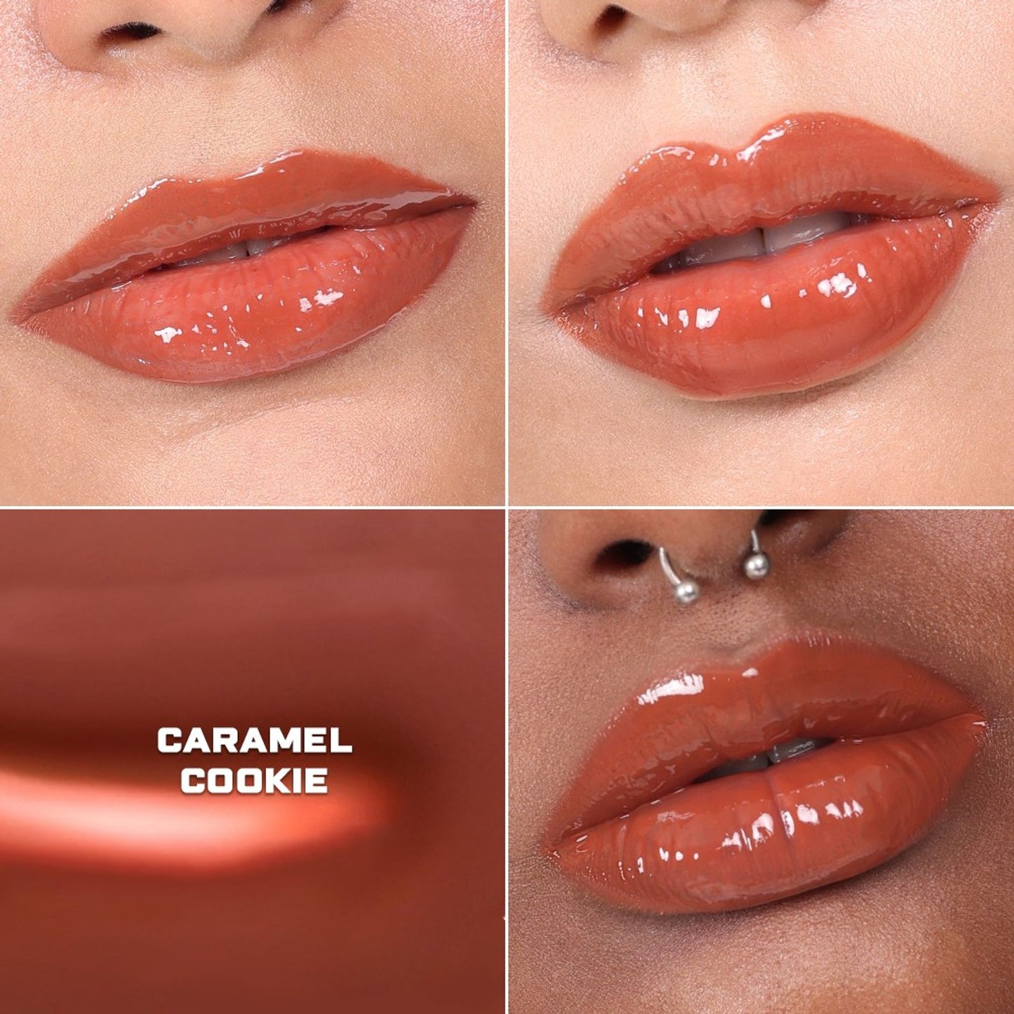 KIRO Ceramide Drip Tinted Lip Glaze - Caramel Cookie