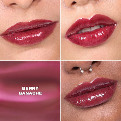 KIRO Ceramide Drip Tinted Lip Glaze - Berry Ganache