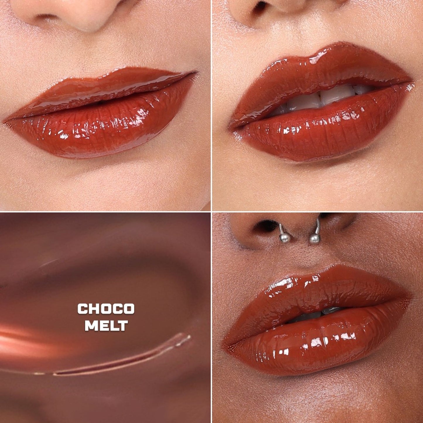 KIRO Ceramide Drip Tinted Lip Glaze - Choco Melt