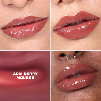 KIRO Ceramide Drip Tinted Lip Glaze - Acaiberry Mousse