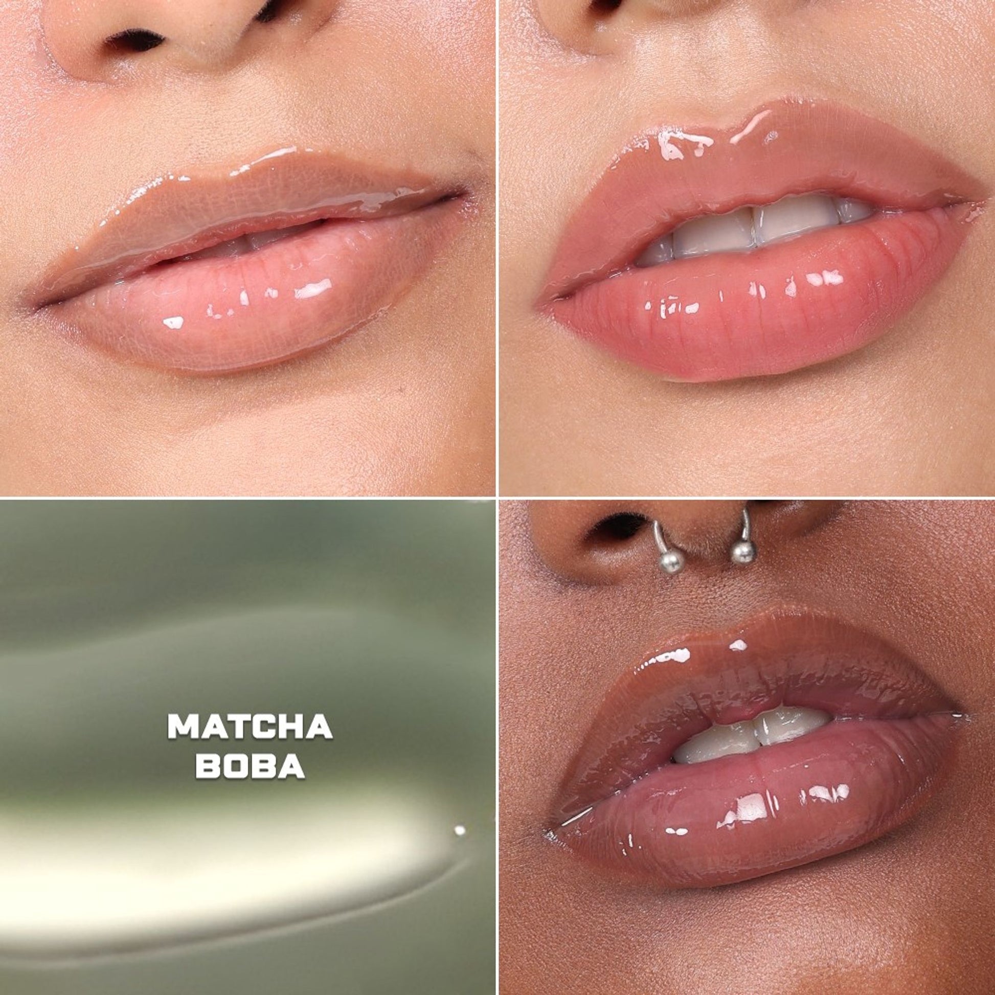 KIRO Ceramide Drip Tinted Lip Glaze - Matcha Boba