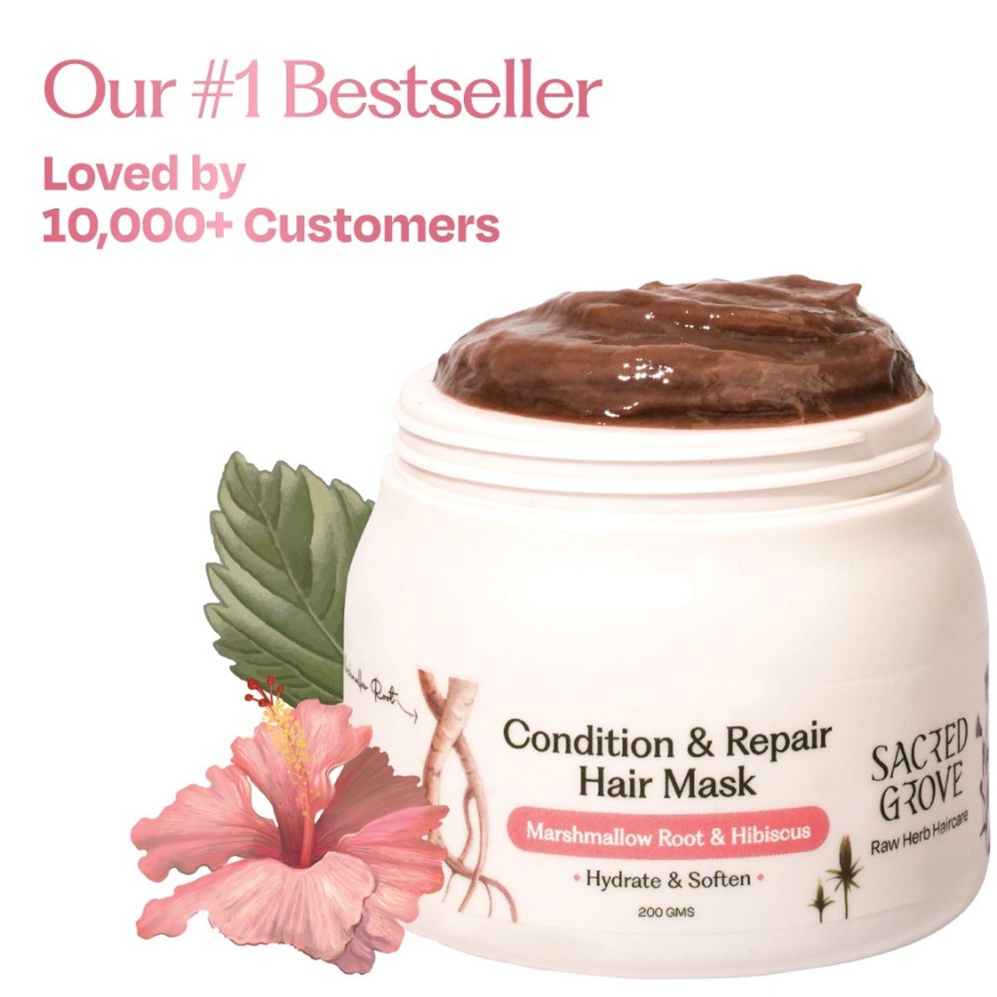 Sacred Grove Deep Conditioning Hair Mask Hair Mask For Dry And Frizzy Hair Repair & Hydrating Mask